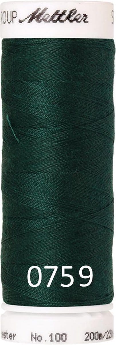 Amann Mettler Seralon Naaigaren – Spruce Forest (0759) – 200 m – No. 100 – 100% Polyester – Per Stuk