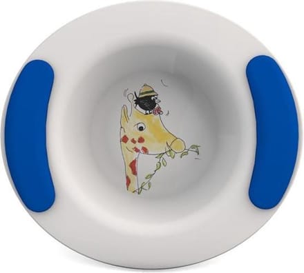 Kinderkom Giraffe - Blauw