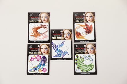 Oog tattoo assorti per stuk
