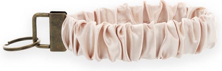 Lajetti Scrunchie Sleutelhanger Champagne - Sleutelbos
