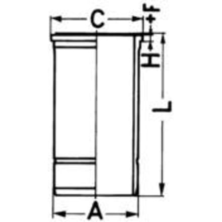 Voering, cilinderkop KOLBENSCHMIDT 89028110