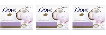 Dove Zeep Cocos & Jasmijnblaadjes 3 x 90 Gram