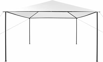 Tuinpaviljoen - Feesttent - Buitenfeesten - UV-bestendig - 4 x 4 meter - Wit
