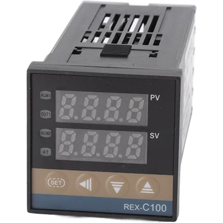 Digitale PID Thermostaat Set Snelle Reactie Kippenhok LED Temperatuurregelaar Temperatuursensor Relais Module Type 1 black