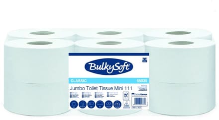 Bulkysoft Smartone Mini T9 Toiletpapier 2-laags Cellulose 111 meter 12 stuks