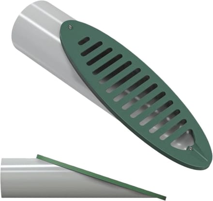 Afvoer Emitter - Drainage Tool - Wateroverlast Voorkomen - Schuin Roosterontwerp - 4 Inch - Groen