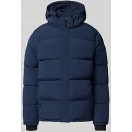 regular fit gewatteerd jack met afneembare capuchon model 'JOBIAS'