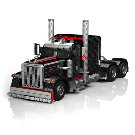 Mould King 10037 – Peterbilt - Amerikaanse Vrachtwagen – Bouwpakket – Gemotoriseerd – Realistisch Model