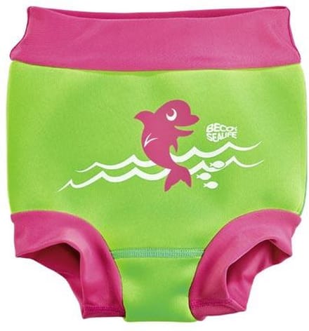 BECO-SEALIFE® Zwemluier - Junior - Neopreen - Groen/roze - Maat M