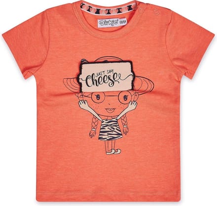 Dirkje E-WOW Baby Meisjes T-Shirt - Maat 62