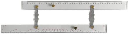 Dailygoods - Mariene Parallelle Liniaal voor Navigatie en Kaartplotten