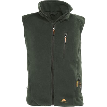 Verwarmbaar fleece vest accu groen m