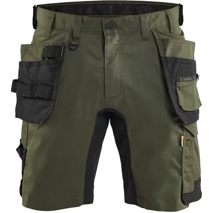 Korte Blaklader avec poches flottantes Stretch 2D
