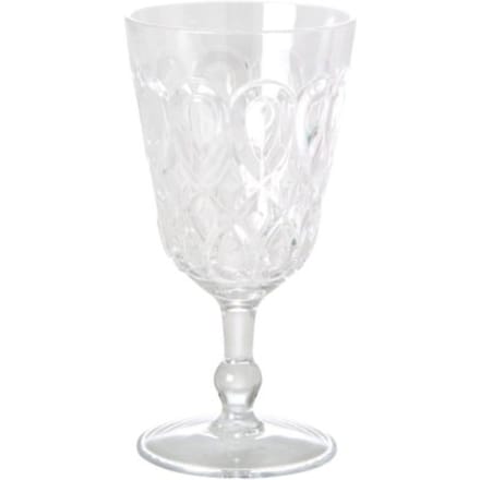 Rice acryl wijnglas medium doorzichtig
