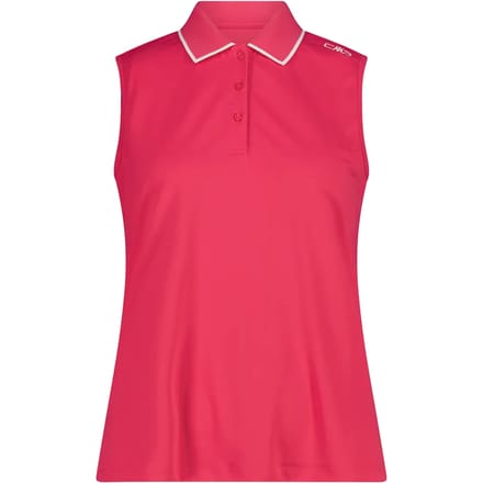 Dames Mouwloos Stretch Piqué Poloshirt CMP