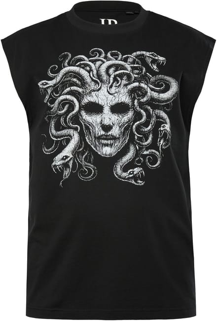 JP 1880 - Heren - Tanktop onderhemd oversized - Zwart - Maat 3XL