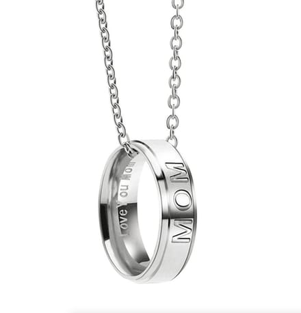 Bijoux by Ive - Ketting - Hanger - Ring met Mom - Love You Mom