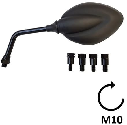 Bcr Universal With M8/m10 Adapters Achteruitkijkspiegel Zilver