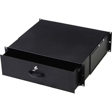 DIGITUS DN-19 KEY-3U-SW Keyboard Drawer & Document Storage for 483 mm (19") Cabinets