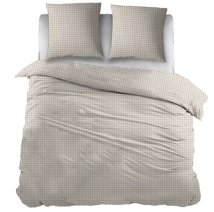 Snoozing Kaat Dekbedovertrek - Extra breed - 260x200/220 cm - Beige
