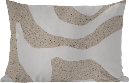Buitenkussens - Abstract - Terrazzo - Design - Beige - 60x40 cm - Weerbestendig