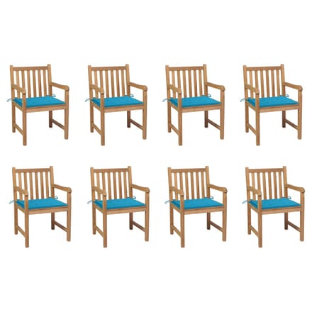 vidaXL-Tuinstoelen-8-st-met-blauwe-kussens-massief-teakhout