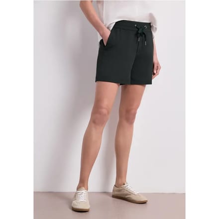 Korte broek met structuur in Loose Fit