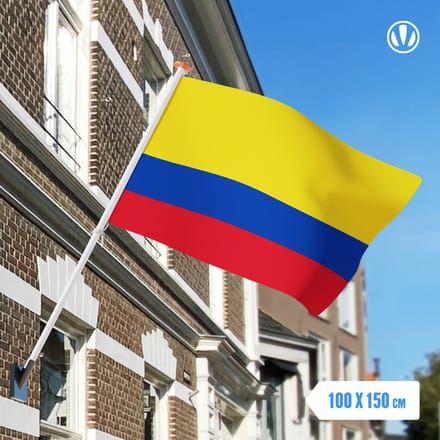 vlag Colombia 100x150cm - Spunpoly