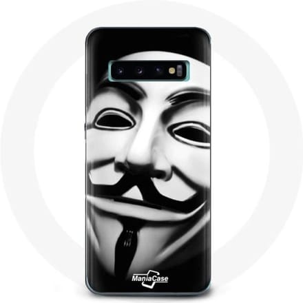 Coque pour Samsung Galaxy s10 plus Nous sommes légion masque anonyme