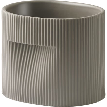 Muuto Ridge plantenbak - taupe - Hoogte 15 cm