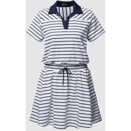 Mini-jurk met streepmotief