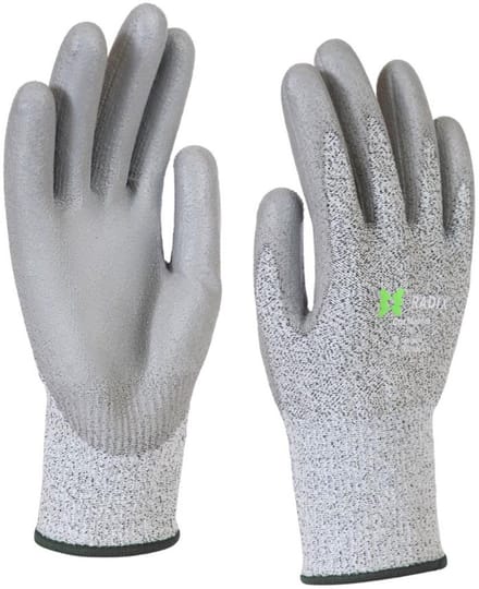 Radix CutMaster - Snijbestendige werkhandschoenen - PU Coating - Grey - M10 / XL