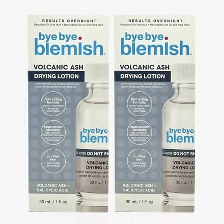 Bye Bye Blemish Volcanic Ash Drying Lotion - 2pack - 2x 30ml - met vulkanische as en salicylzuur - 2 in 1 formule