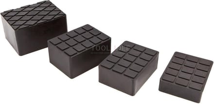 HBM Rubberen opname Pad / Blok 160 x 120 x 80 mm
