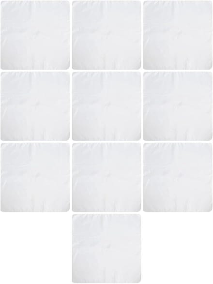 Vierkante Kunst Sjaals - Hoofddeksels Mannen Vrouwen - Mode Accessoires - Zachte Polyester Stof - 10 Stuks - Multicolor