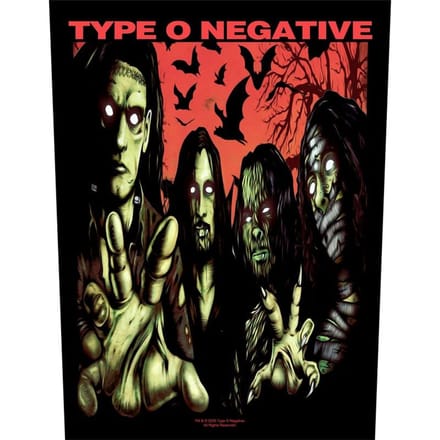 Type O Negative Halloween Unisex Embleem - meerkleurig - Standard