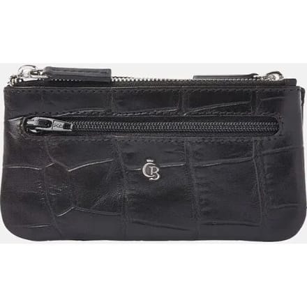 Castelijn en Beerens double zip sleuteletui croco black