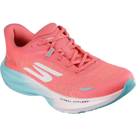 Skechers Performance GO RUN Ride 12 Textiel Dames Koraal Sneakers