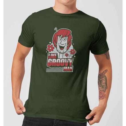 Scooby Doo Like, Groovy Man Men's T-Shirt - Forest Green - M