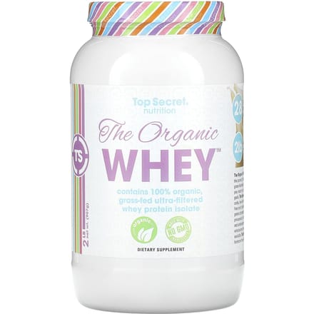 Top Secret Nutrition, Whey Bio, Milkshake Vanille, 2 lb (907 g)