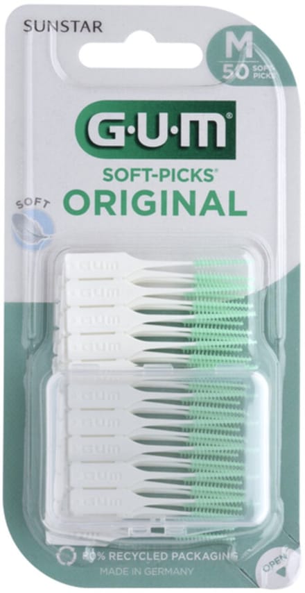 GUM - Soft-Picks Original Medium - 4 x 50 stuks - Voordeelverpakking