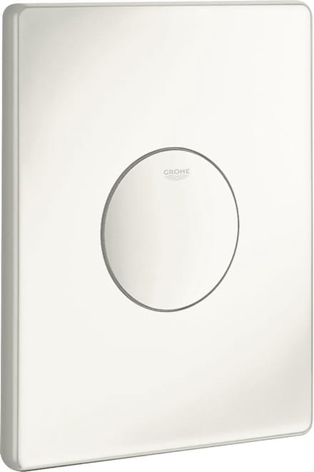 Grohe Skate Bedieningsplaat - enkelspoeling - verticaal - 156x197mm - wit