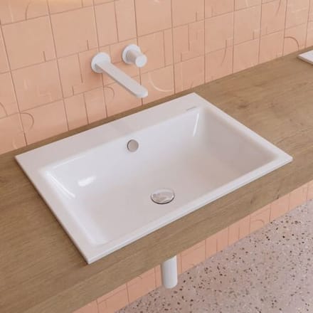 Kaldewei PURO built-in washbasin 3151 without tap hole, 60 cm 900106003001
