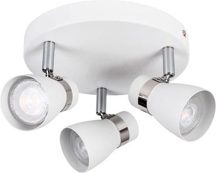 ENALI 3- rond - wandlamp - plafondlamp spot - incl LED - wit