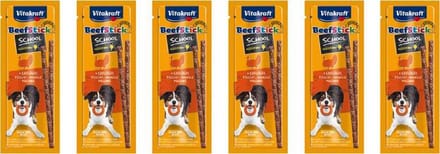 Vitakraft - Hondensnacks Kip - Beefsticks School - 6 x 20 g