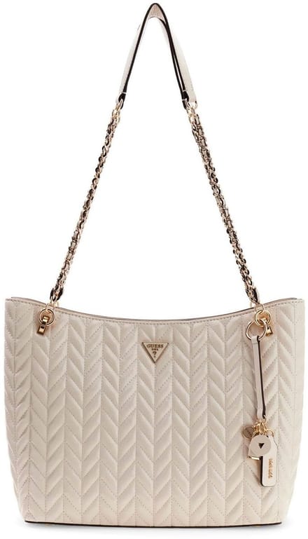Guess Cherly Two Compartment Tote - Shopper 32 cm (stone)
