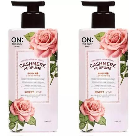 VOOR HET LICHAAM Cashmere Parfum Bodylotion Sweet Love 400ml black