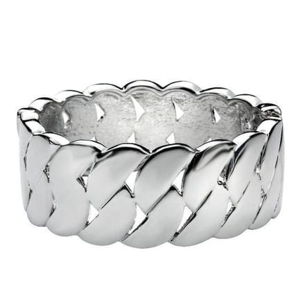Behave - Armband zilverkleur met brede schakels - Bold stijlaccent