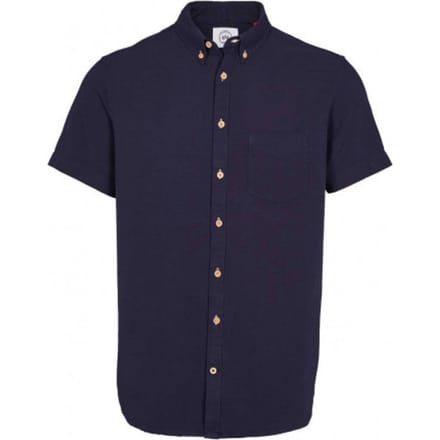 Kronstadt Johan seersucker s/s shirt ks3333 navy