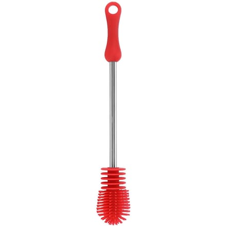 Brosse à biberons en silicone pour le nettoyage de la cuisine gray